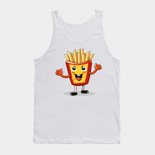 kawaii french fries T-Shirt cute potatofood funny Tank Top